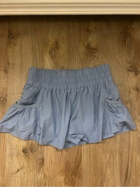 FP Movement Blue Athletic Shorts with Side Pockets
